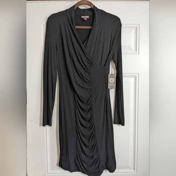 Vince Camuto Mini Ruched Bodycon Dress size small - Picture 1 of 5